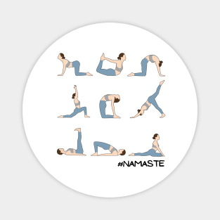 Namaste Yoga Tee Magnet